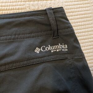 Columbia women's gray pfg active pants, size 6
